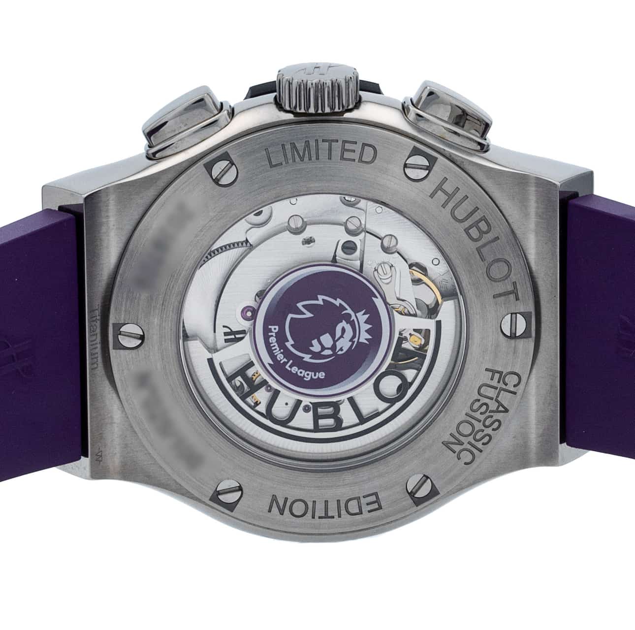 えるさま　専用 Hublot Classic Fusion - Purple Dial & Rubber Strap